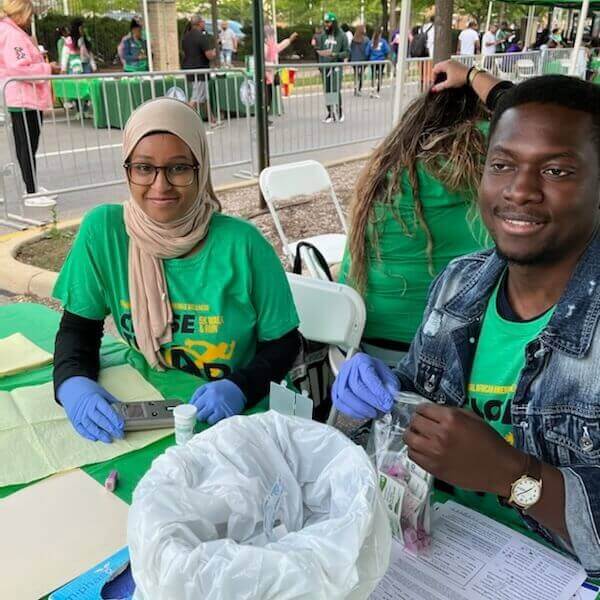 Students At Male Wellness Walk